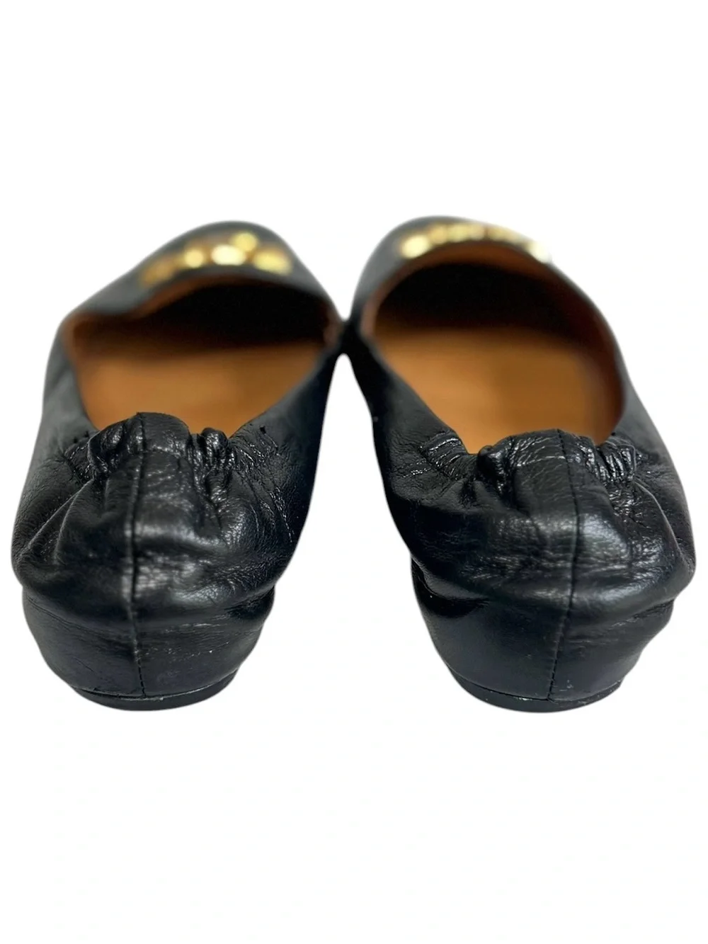 Tory Burch Eleanor Loafers Women’s Sz 9M Perfect Black Luxury Designer Flats